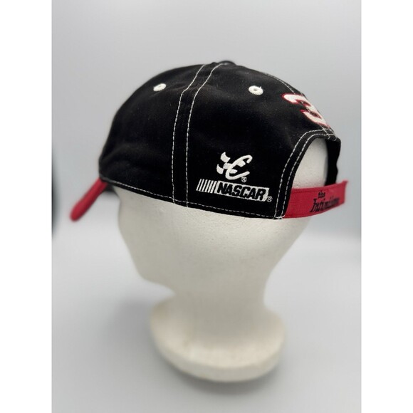 Vintage Dale Earnhardt #3 Hat Adjustable Cotton Black Strap Intimidator - Picture 5 of 11